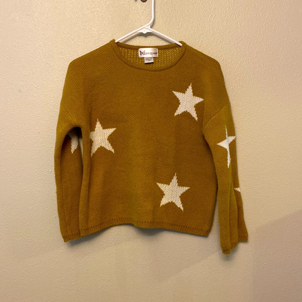 Ochre Star sweater